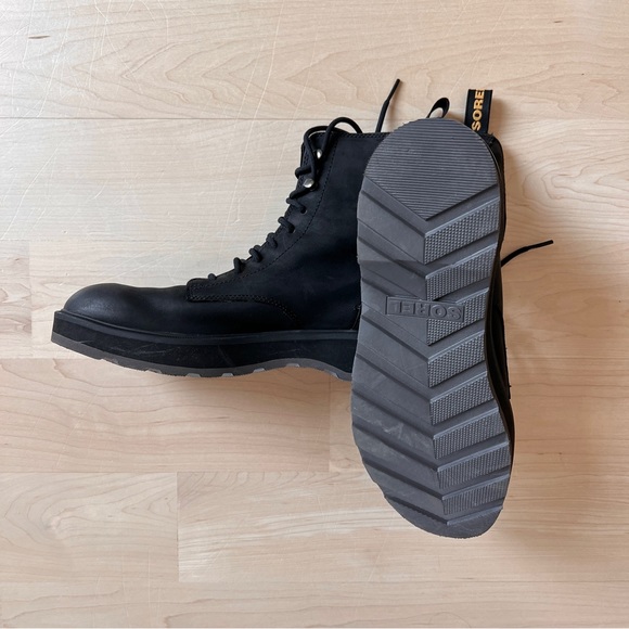 Sorel Leather Lace-up Boots - black - Picture 3 of 5